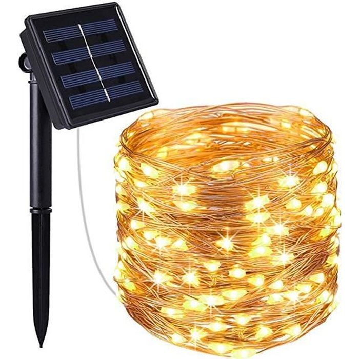JARDIN Guirlande lumineuse solaire Micro LED Skinny Solar - 100 LED - 1200 cm