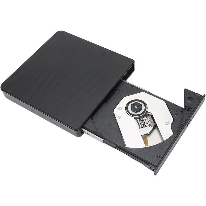Lecteur DVD Externe, USB 3.0 Type-C CD DVD +/-RW Lecteur Optique