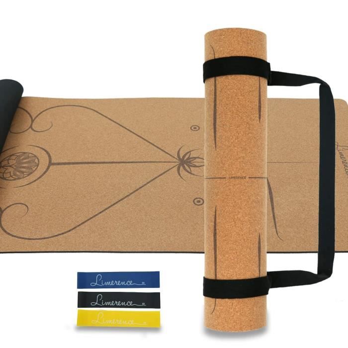 Tapis De Yoga En Liege Avis Limerence Premium Tapis De Yoga En Liege Caoutchouc Naturel Tapis