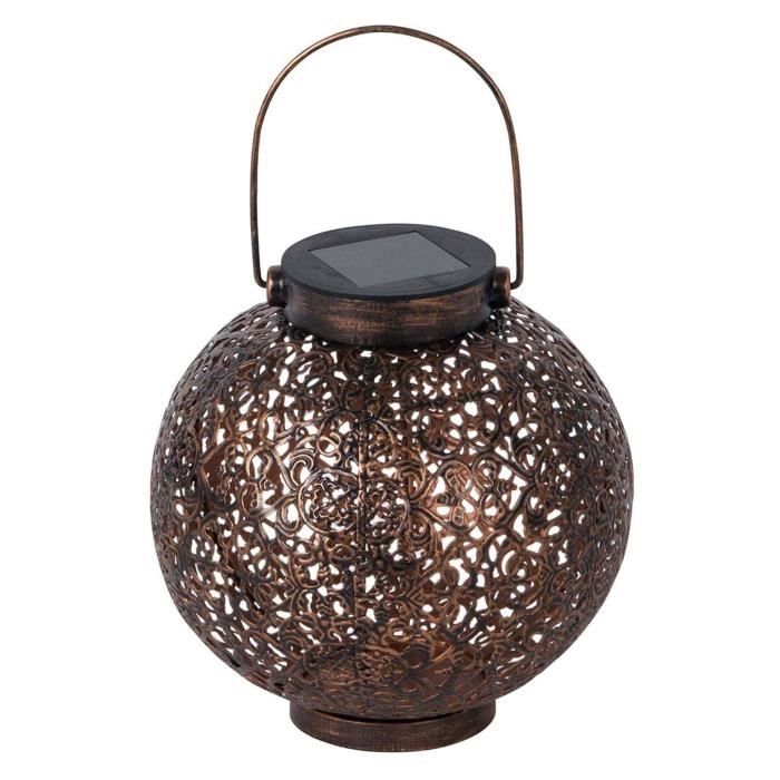 Lindby Lampe Solaire Led Dunjaris En Metal Cuivre Achat Vente