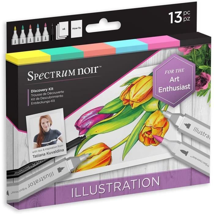 Kit de coloriage pour adulte comprenant des stylos de coloriage à encre à  l'alcooldes feuilles d'art imprimées et un guide d'utili - Cdiscount Jeux -  Jouets