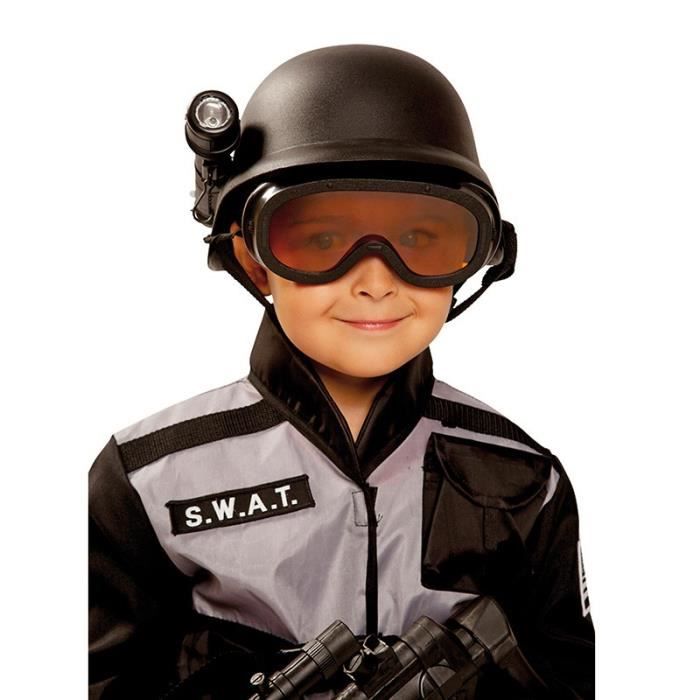 Casque de SWAT enfant - Marque - Modèle - Noir - Extérieur - Mixte -  Cdiscount Jeux - Jouets