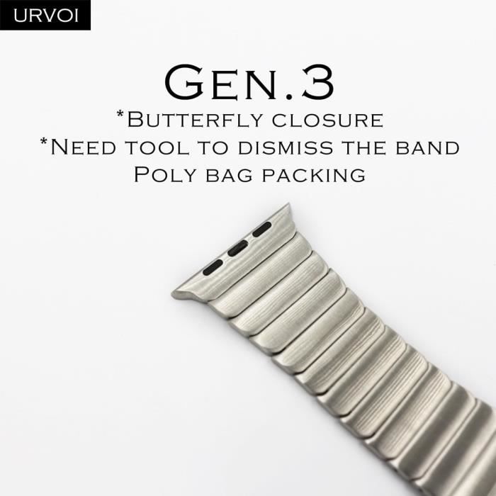 Accessoires Montres URVOI bracelet maillons pour apple watch
