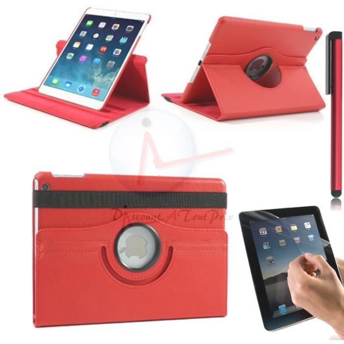 Housse IPad Rotative 360° En Cuir - Coque Intelligente Aimantée Pour IPad 10.2, Air, Mini, 9/8/7/6/5