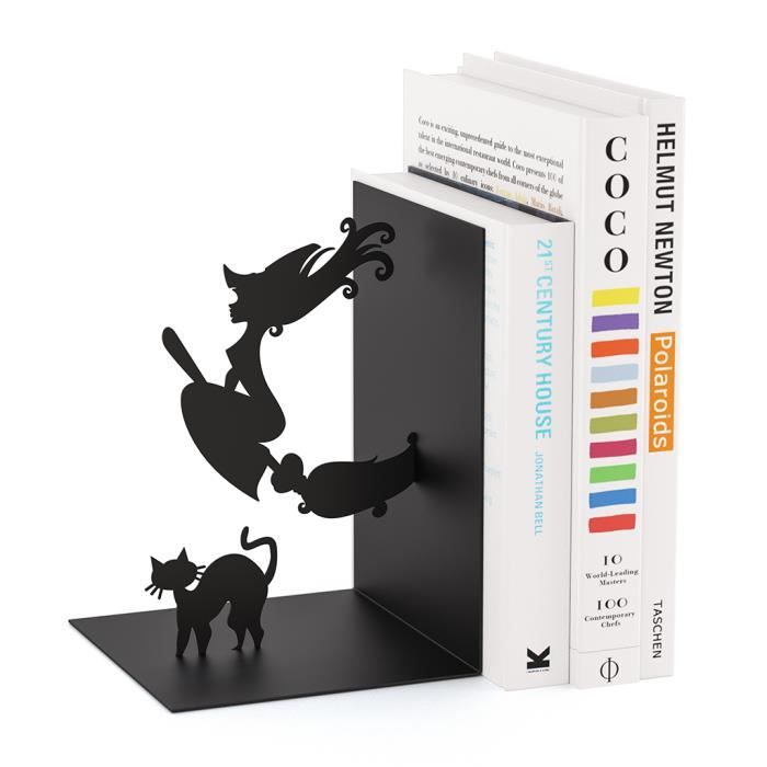 Balvi - The Reader serre-livres décoratifs en métal de couleur