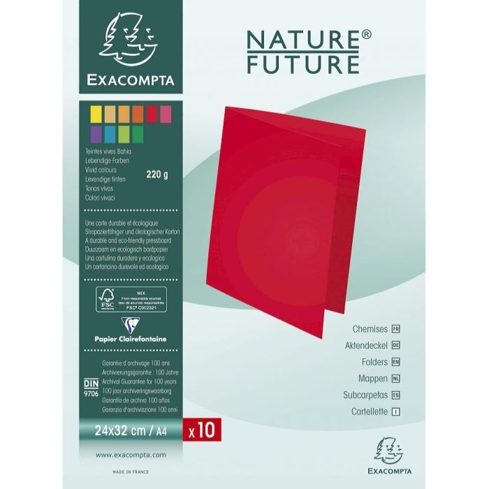 paquet de 10 chemises nature future® «bahia 220…