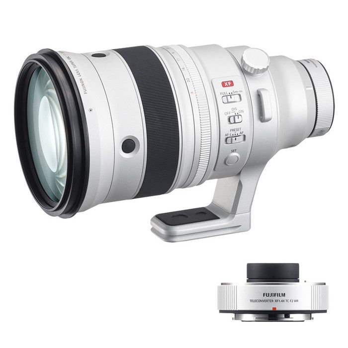 Téléobjectif FUJIFILM XF 200 mm R LM OIS WR + TC x1.4 F2 WR pour hybride