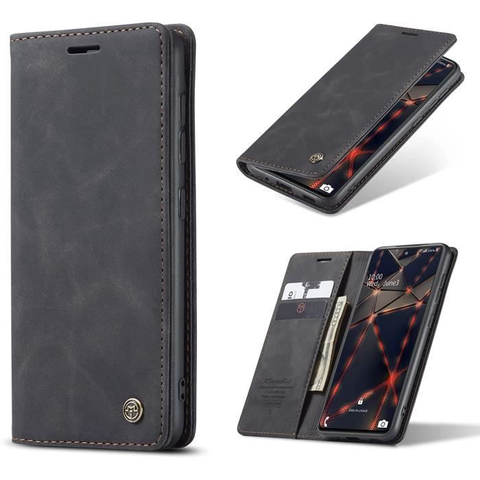 Custodia Portafoglio SEAHAI Per Google Pixel 6a In Pelle Rossa: Elegante, Magnetica E Con Slot Per Carte