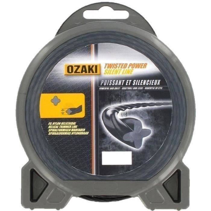 JARDIN PRATIQUE Fil nylon hélicoïdal OZAKI PREMIUM pour débroussailleuse - Ø 1,6 mm - L 15 m