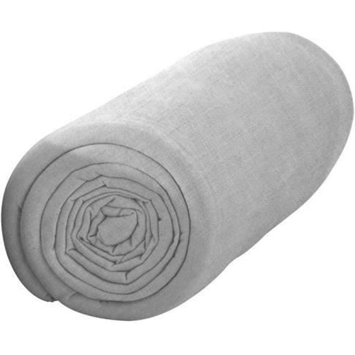 Tra/ümeland Drap Housse Jersey 40 x 90 cm Gris Clair