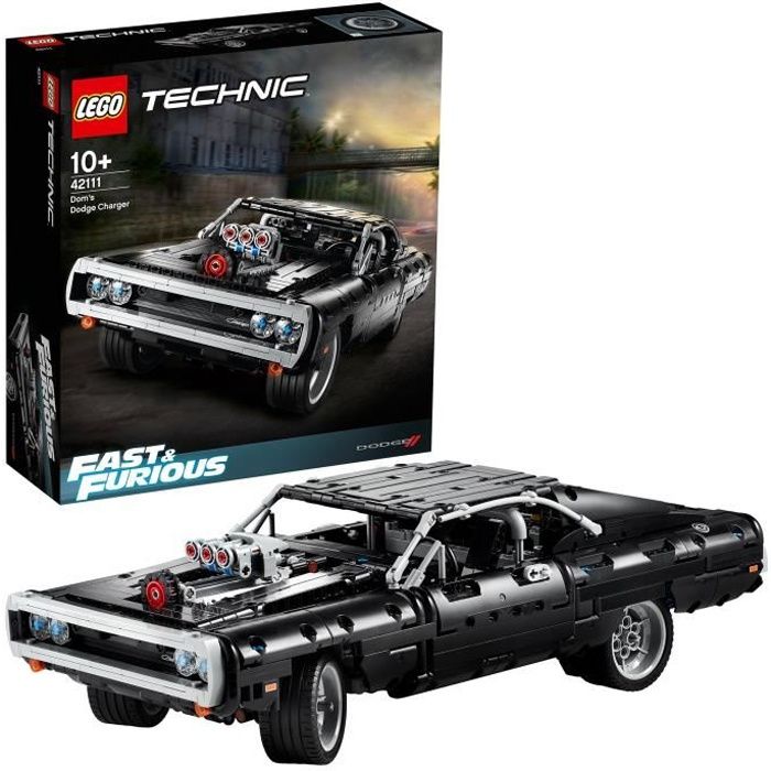 LEGO® Technic 42111 La Dodge Charger de Dom, Maquette Voiture de