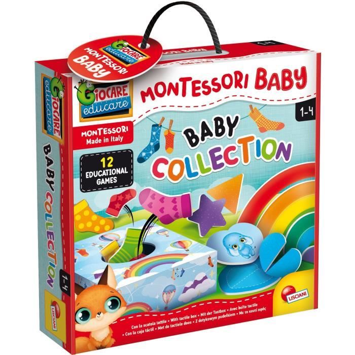 baby collection - jeux d'apprentissage - basé sur la méthode montessori - lisciani