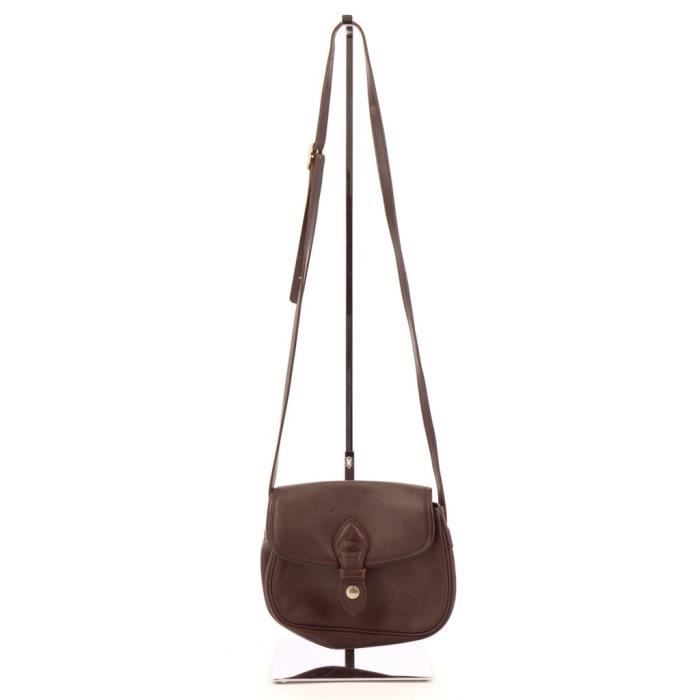 Sac à best sale main longchamp marron