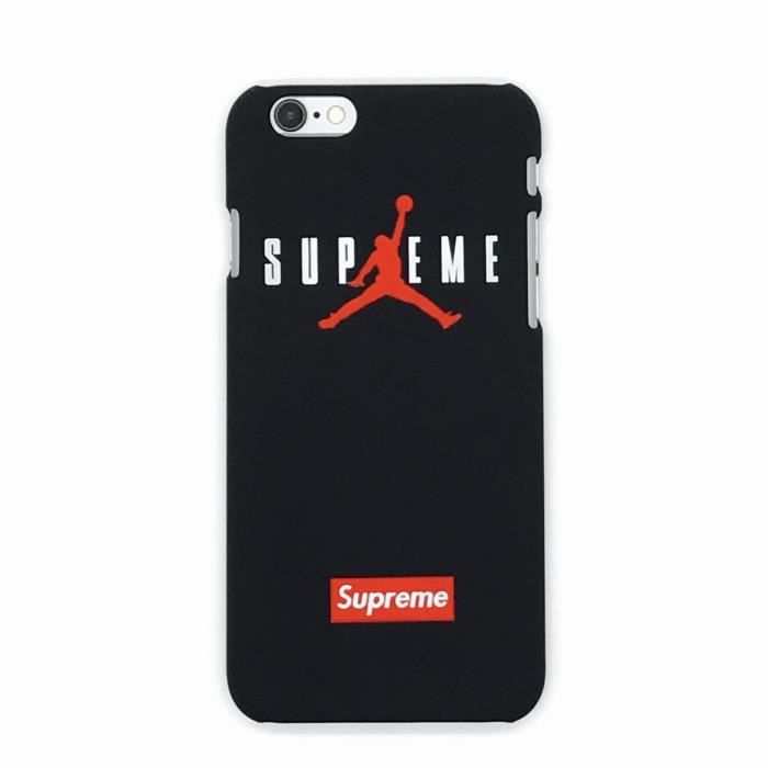 Coque iPhone 7,Noir Supreme Air Jordan Coque Bumper Housse ...