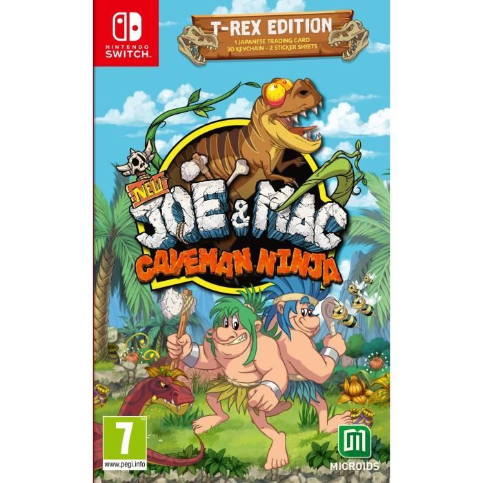 New Joe and Mac Caveman Ninja T Rex Edition Nintendo Switch - vue 5