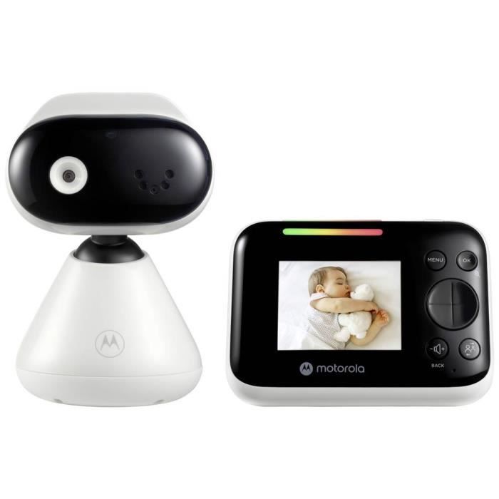 Babyphone MOTOROLA VM482 avec caméra radio 2.4 GHz - Surveillance du bébé - Écran couleur - FHSS