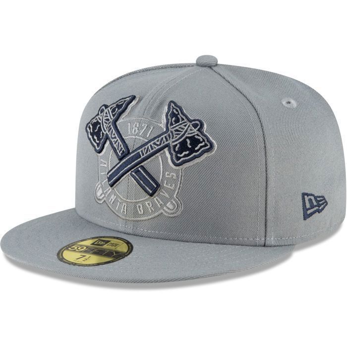 Acheter la casquette New Era 59Fifty des Atlanta Braves vainqueur des