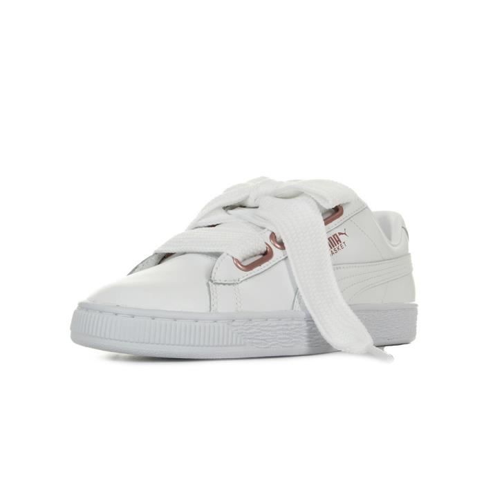 Puma basket store heart leather wn's