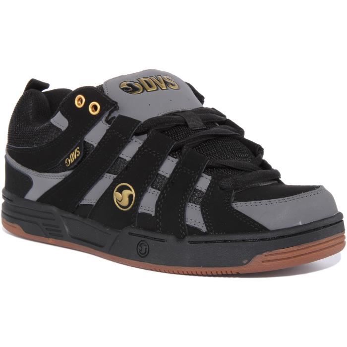 Baskets DVS Primo - Homme - Noir - Daim-Nubuck - Lacets