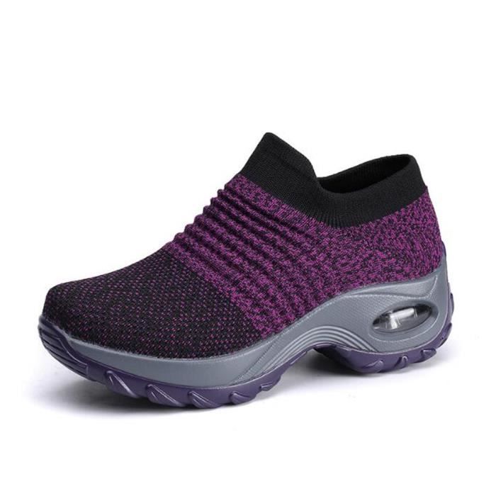 Chaussure femme sale chaussette