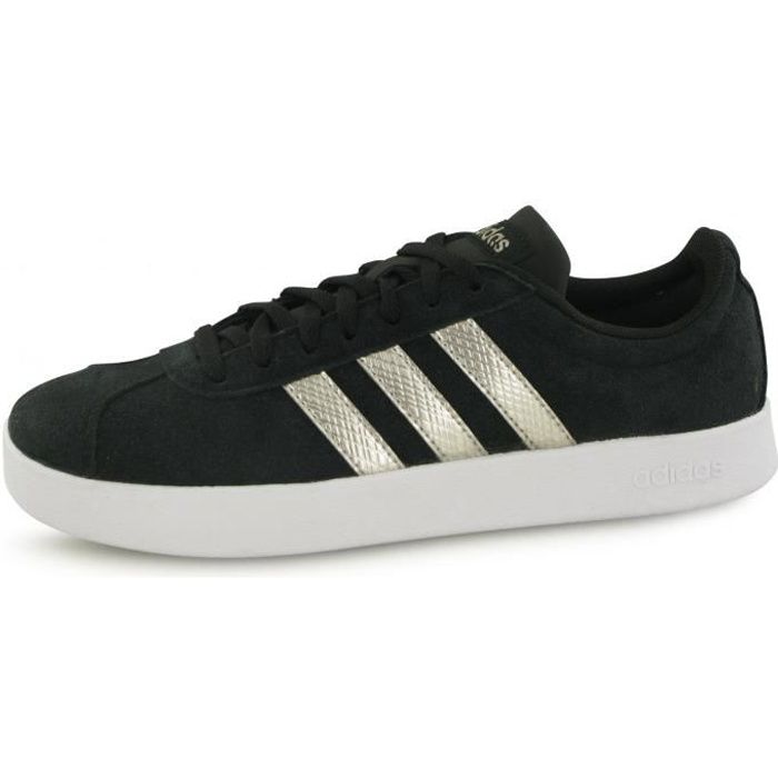 adidas noir et argent femme