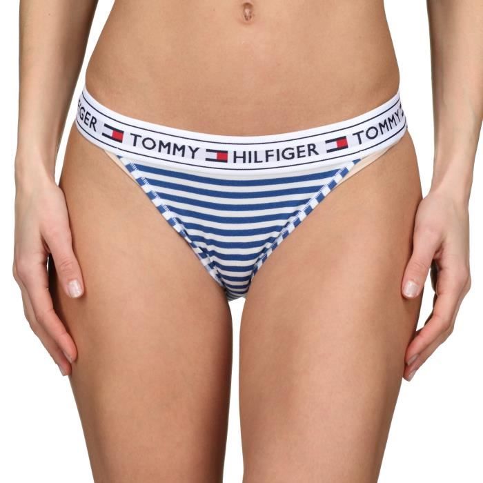 Culotte femme Tommy Hilfiger Uw0uw02061 Bikini Bleu