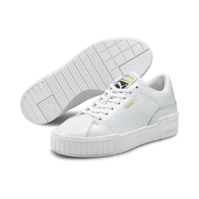 Chaussures de lifestyle femme Puma Cali Sport Clean blanc blanc 37 Blanc blanc Cdiscount Chaussures