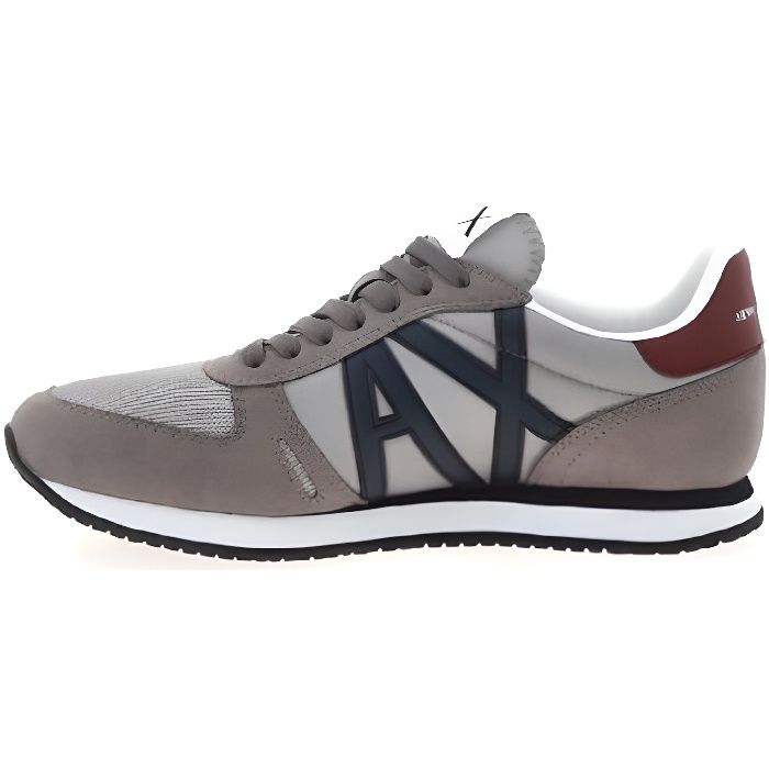 Basket Armani Exchange R f. XUX017 XCC68 K583. Couleur Gris