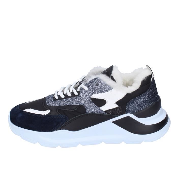 Date sneakers hill low pong femme argent vert femme | Fanny chaussures