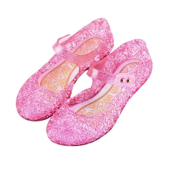 Chaussure Princesse pour Filles - Rose - Pointure 24-35 - Idéal pour  Halloween, Fête, Anniversaire, Noël Rose - Cdiscount Chaussures
