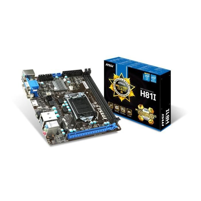 MSI carte mère H81I H81I - Msi