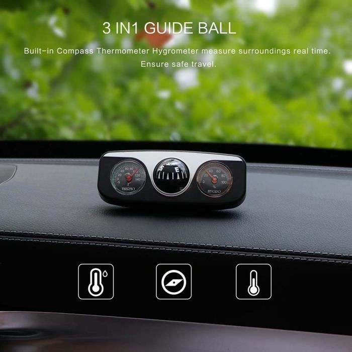 CHILDWEET 2 1 boussole polyvalente Orneents de voiture Guide de navigation Boule Theroètre
