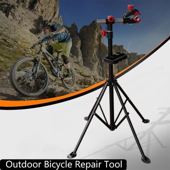 Outad Pied D Atelier Pour Velo Support Stand Maintenance Reparation Workstand Mecanicien Pour Velo Vtt Pivotant Jusqu A 360 Prix Pas Cher Cdiscount