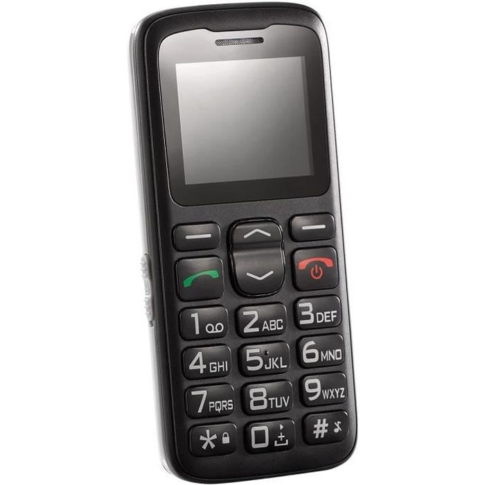 SIMVALLEY MOBILE T&eacute;l&eacute;phone portable grandes touches avec fonction Garantruf Premium XL-150 V2