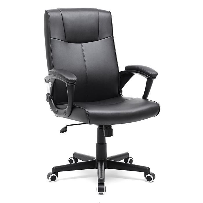 Songmics Chaise De Bureau Confortable Fauteuil De Bureau Siege