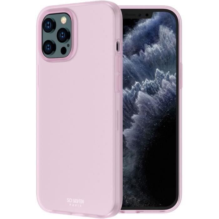 Coque SO SEVEN Sunrise Rose poudré pour Apple iPhone 12 / 12 Pro