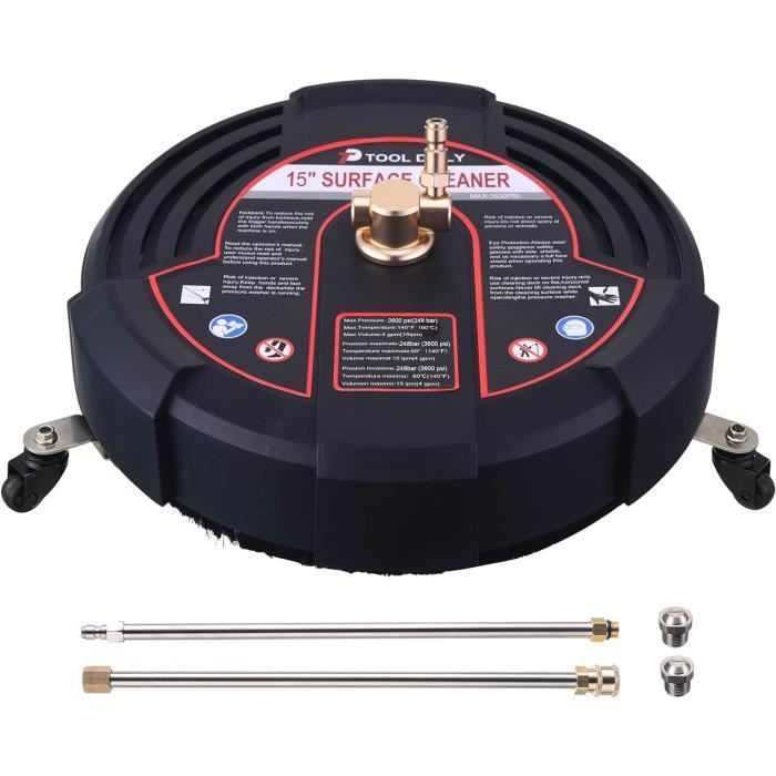 Nettoyeur Châssis Voiture 2 En 1 - Pour Karcher Et Nettoyeurs Haute Pression (1500-4000 PSI) - 40 Cm Avec Rallonges - 4