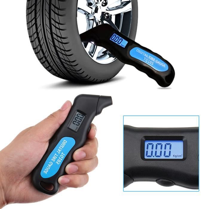 Manometre Jauge Pression Pneu Voiture Air Testeur Numerique Auto