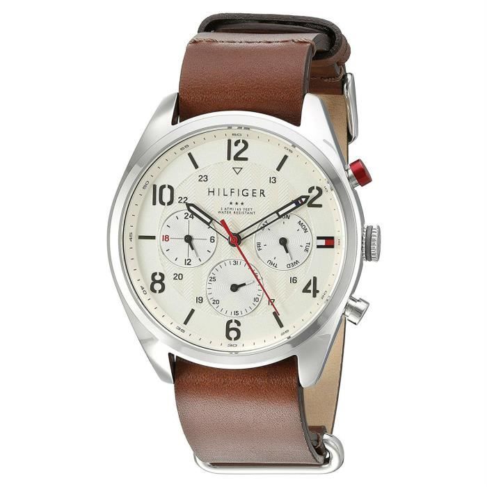 Montre tommy hilfiger bracelet cuir clearance