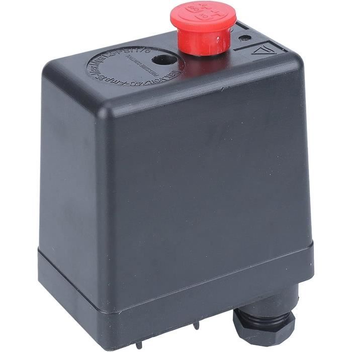 Pressostat Pour Compresseur D'air 220V - Interrupteur Automatique Pneumatique 0,5-0,8 MPa - Neuf