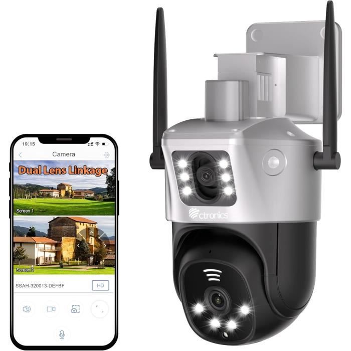 Caméra Surveillance Extérieure EZVIZ Outpro 1080P - WiFi 2.4Ghz - Vision Nocturne 30m - IP67