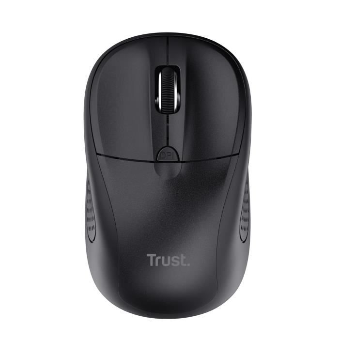 Trust Primo Souris Bluetooth, Souris sans Fil pour Ordinateur Portable, 1000-1600 DPI, pour Gauchers et Droitiers - Noir