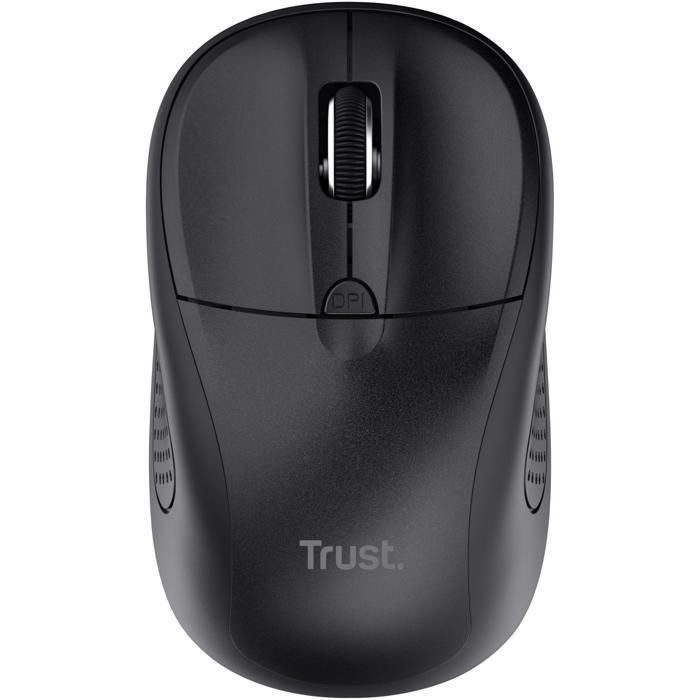 Trust Primo Souris Bluetooth, Souris sans Fil pour Ordinateur Portable, 1000-1600 DPI, pour Gauchers et Droitiers - Noir