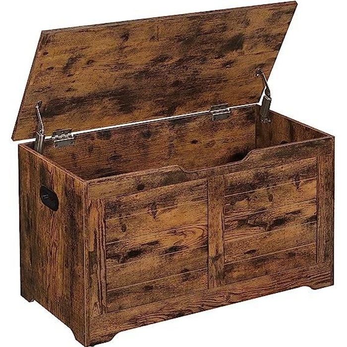 Ancien Casier De Rangement En Bois Style Rustique – Vintage, Marron, étagère à Compartiments