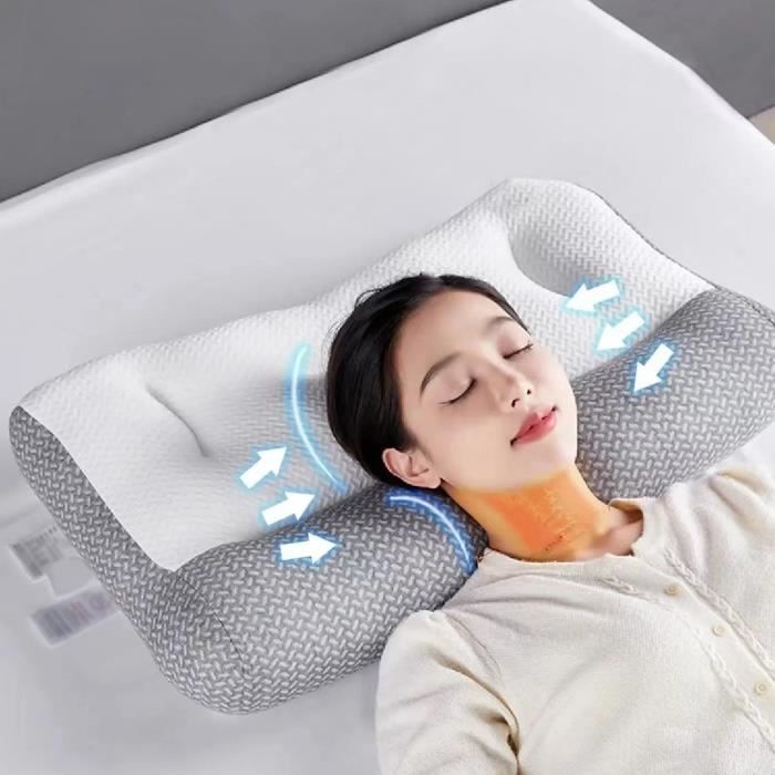 Oreiller Ergonomique Cervical Mémoire De Forme - Stop Aux