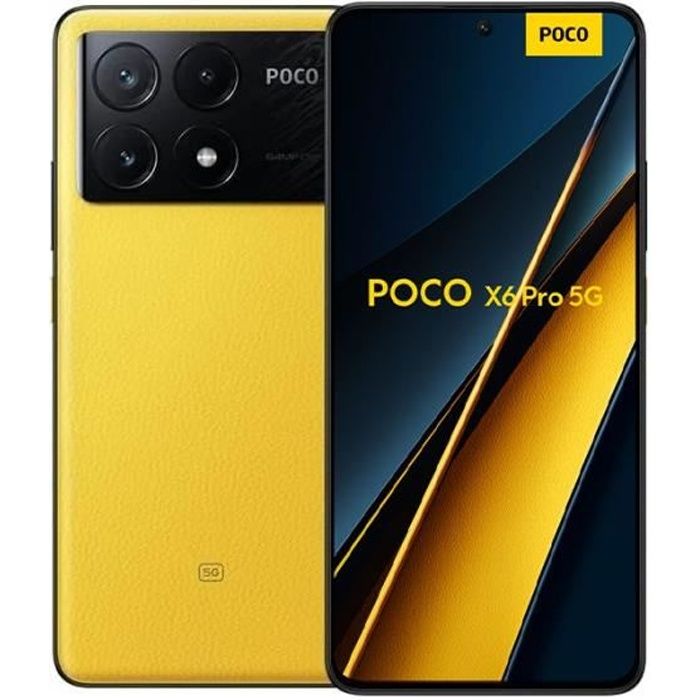 XIAOMI - Poco X6 Pro 5G - 256Go - Jaune