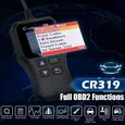 LAUNCH CR319 Scanner Auto Diagnostic OBD2 - EOBD-Can pour Lire et Effacer Les Codes d’Erreur du Moteur, Testeur d'EVAP et de Ca A191-1