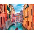 Puzzle 2000 pièces - Nathan - Sur les canaux de Venise - Voyage et cartes - Format idéal pour les passionnés-1