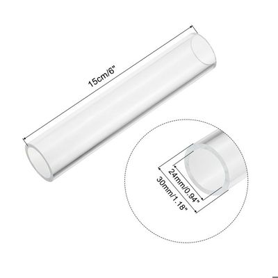 Tuyau Plastique Rigide Transparent - 13mm Intérieur X 16mm Extérieur X 150mm - Marque Uxcell - Neuf