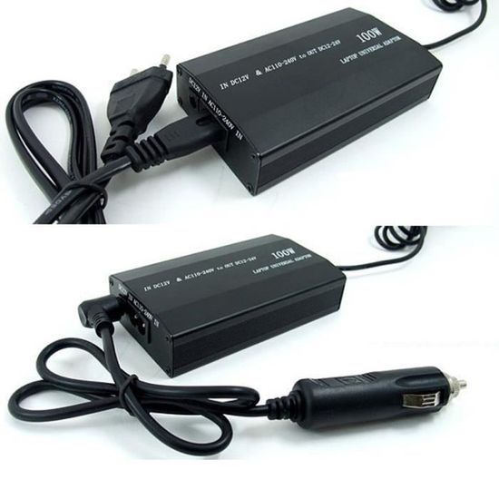 Chargeur d'alimentation universel 96W pour ordinateur portable, 12V-24V, adaptateur  d'alimentation AC-DC réglable, [A0B5D10] - Cdiscount Informatique